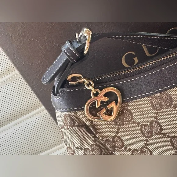 Gucci Logo Shoulder Bag/Pochette - Picture 2 of 9